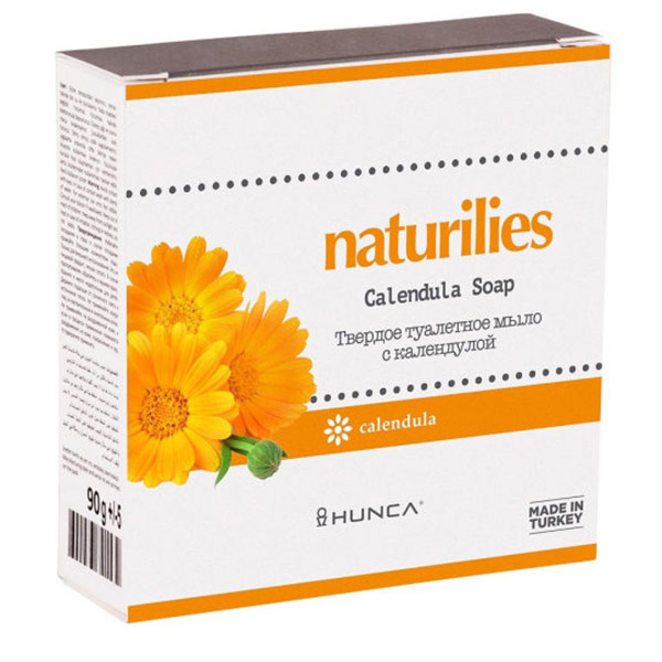 Мыло Hunca Naturilies с календулой и витамином D 90 гр