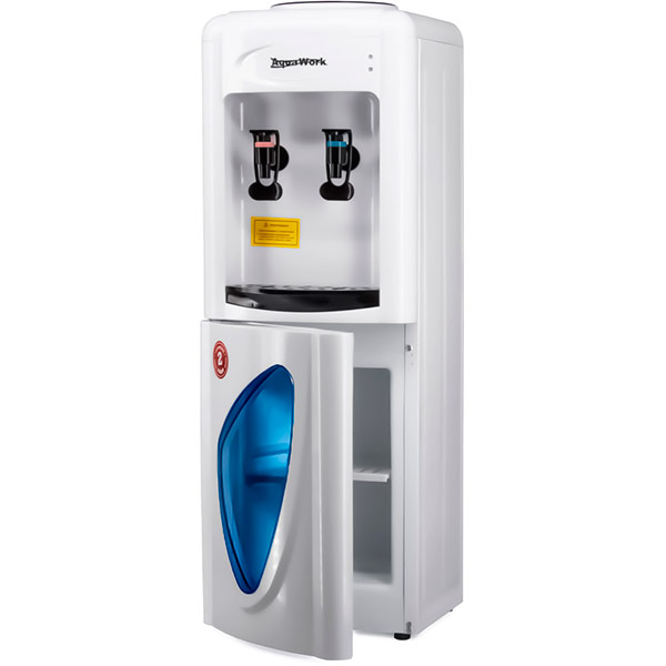 Кулер Aqua Work 0.7-LDR белый (шкафчик 10 литров)