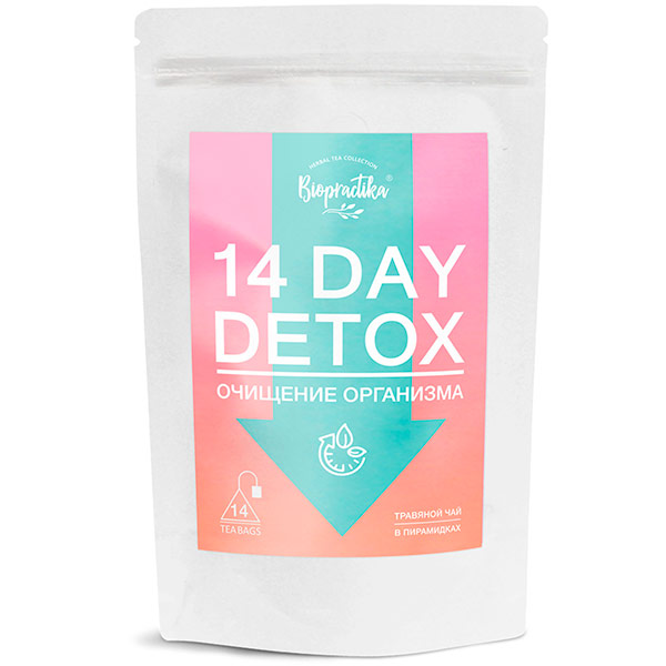Чай травяной Biopractika 14 Day detox Очищение организма 14 пир