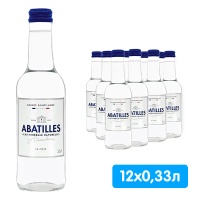 Вода Abatilles 0.33 литра, без газа, стекло, 12 шт. в уп.
