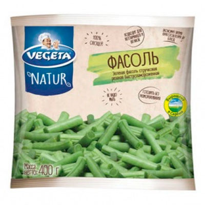 Фасоль стручковая Vegeta замороженная 400 гр