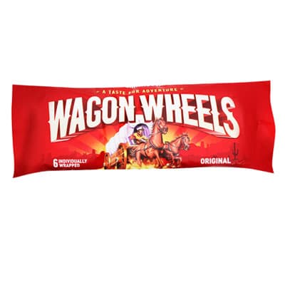 Печенье Wagon Wheels бисквитное с суфле оригинальное 216 гр
