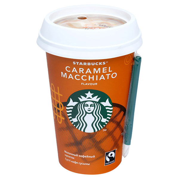 Кофейный напиток Starbucks Caramel Macchiato 1,6% БЗМЖ 220 мл