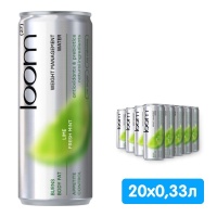 Напиток Loom лайм-мята 0.33 литра, газ, ж/б, 20 шт. в уп.