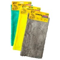 Салфетка Домашний Сундук Антипыль из микрофибры в ассотрименте, 30 х 30 см