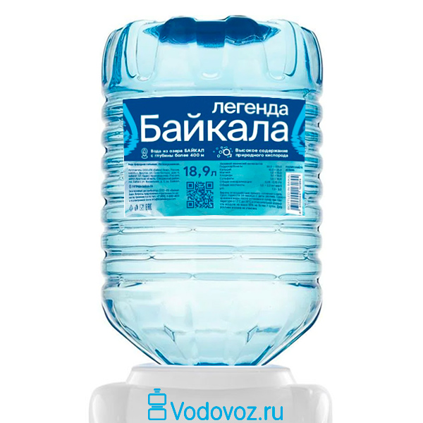 Вода Легенда Байкала 18.9 литров в одноразовой таре