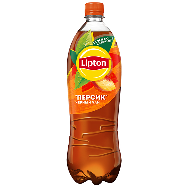 Холодный Чай Lipton / Липтон Персик 1 литр, пэт, 12 шт. в уп.