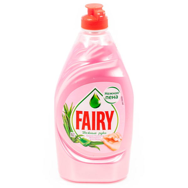 Средство для мытья посуды Fairy розовый жасмин и алоэ-вера 450 мл