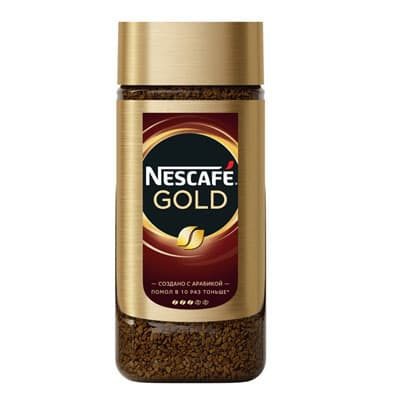 Кофе Nescafe / Нескафе Gold растворимый стекло, 95 гр