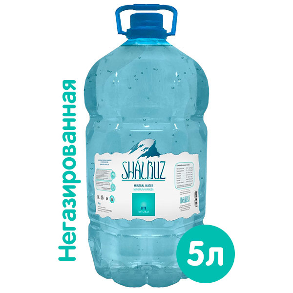 Вода Shalbuz минеральная 5 литров, 2 шт. в уп Вода Shalbuz минеральная 5 литров, 2 шт. в уп. - фото 1