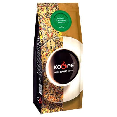 Кофе Ko&Fe Бразилия Сливочная ваниль зерно 200 гр