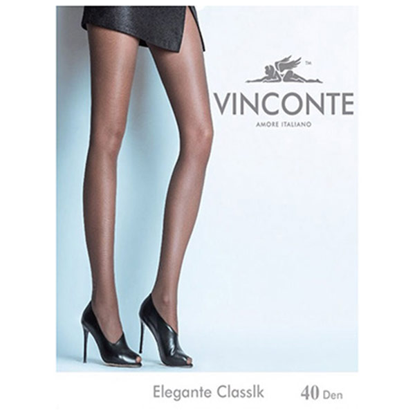 Колготки капроновые Vinconte Elegante Classik 40 Den размер 3M (RUS 44-46) черные