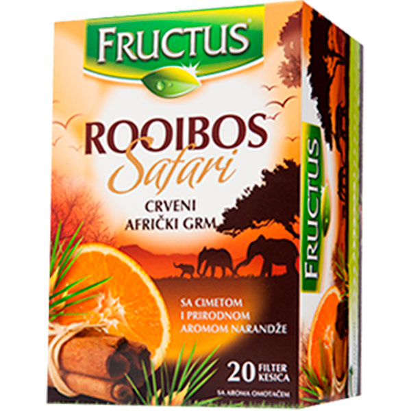 Чай красный Fructus Ройбос сафари 20 пак х 1,5 гр