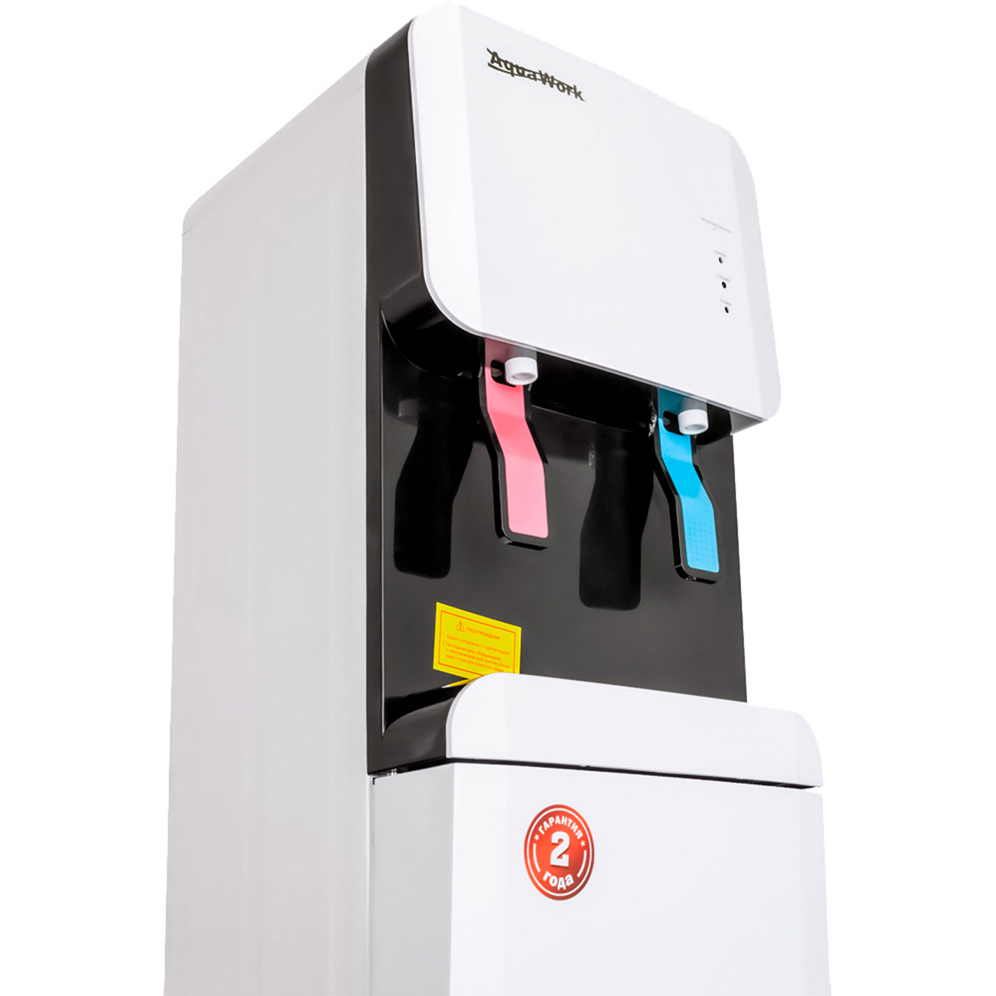 Кулер Aqua Work 105-LDR белый/черный (шкафчик 9,5 литров)