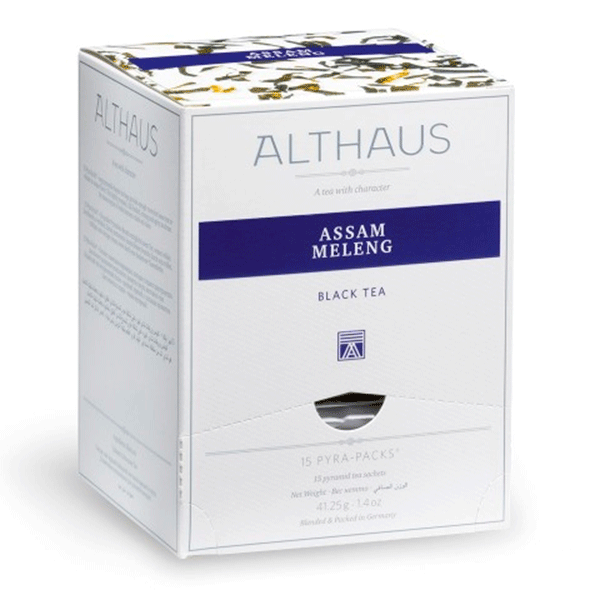 Чай черный Althaus Assam Meleng 15 пак. в уп Чай черный Althaus Assam Meleng 15 пак. в уп. - фото 1