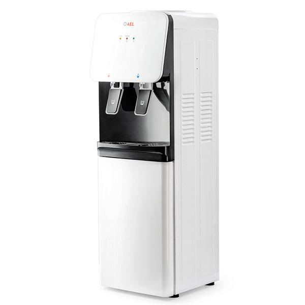 Кулер AEL LK-AEL-85C белый/черный (шкафчик 7 литров)