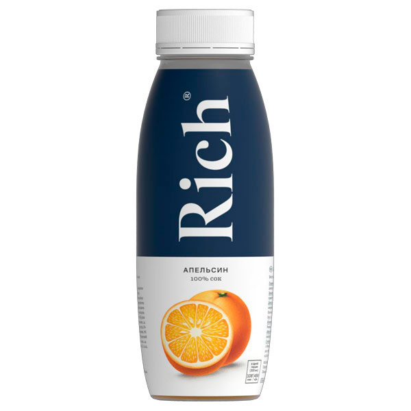 Сок Rich апельсин 0.3 литра, пэт, 12 шт. в уп.