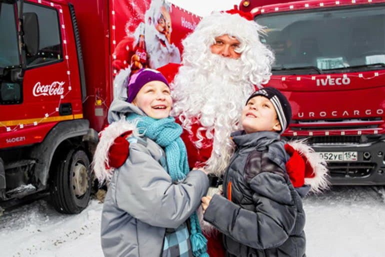 «Рождественский Караван» Coca-Cola Hellenic увидят в 65 городах России