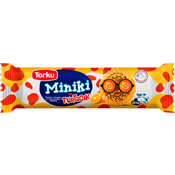 Печенье TORKU Миники с апельсиновым желе 94 гр