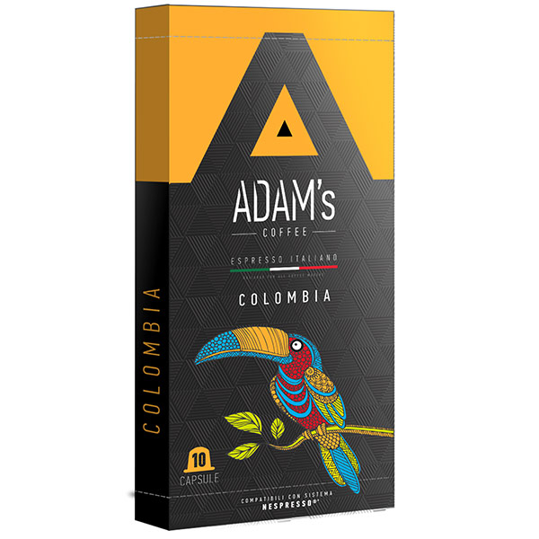 

Кофе Adam's Colombia 10 капсул по 5,6 гр
