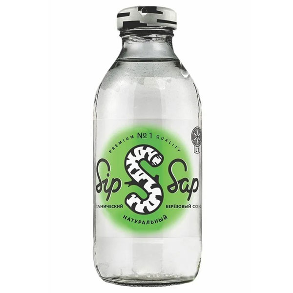 Сок берёзовый Sip Sap натуральный стекло 0.33 литра