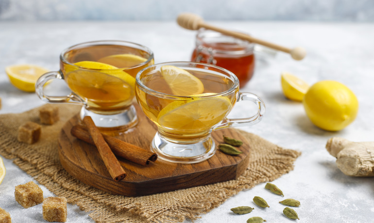 Рецепт ароматного чая с лимоном на газированной воде