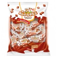Конфеты Рот Фронт Коровка вкус шоколад вафельные 250 гр