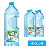 Вода Черноголовская детская Бэйби 2.5 литра, без газа, пэт, 4 шт. в уп.