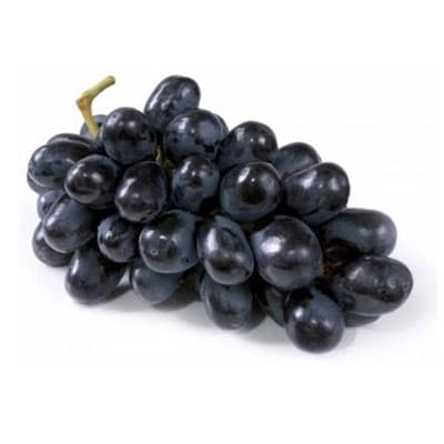 Виноград черный в корзинке 500 гр