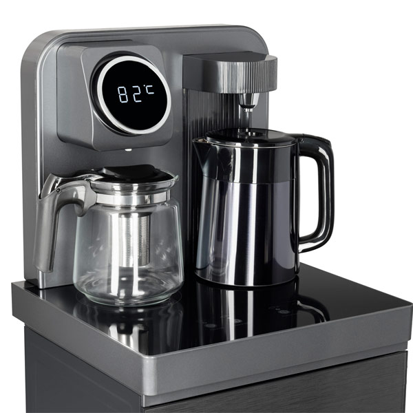 Кулер с чайным столиком Тиабар Ecotronic TB20-LNR серый (шкафчик 7 литров)