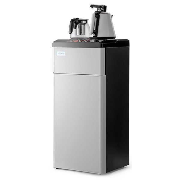 Кулер с чайным столиком Тиабар Vatten L50WFAT серый (шкафчик 5 литров)