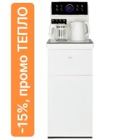 Кулер с чайным столиком Тиабар Ecotronic TB25-LNR белый (шкафчик 7 литров)