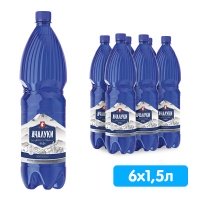 Вода лечебно-столовая Ачалуки 1.5 литра, газ, пэт, 6 шт. в уп.