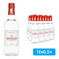 Вода Abatilles 0.5 литра, газ, стекло, 12 шт. в уп.