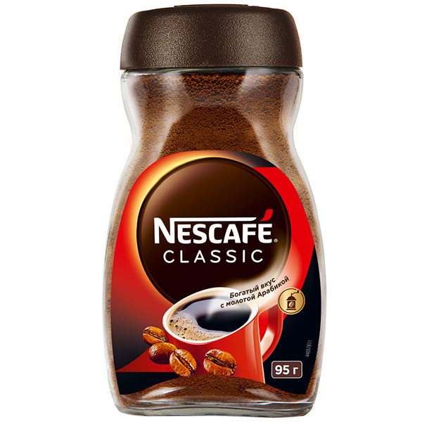 Nescafe / Нескафе classic растворимый стекло 95 гр