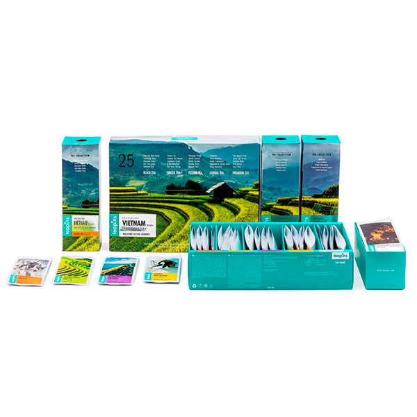 

Подарочный набор чая Teapins Vietnam Delights листовой (25 шт. по 5 гр.)