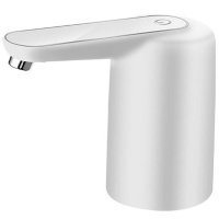 Помпа Miopaq Элеганс на аккумуляторе от USB с носиком, белая для 19л бутылей