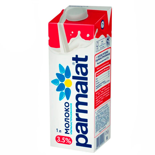 Молоко Parmalat 3,5% БЗМЖ 1 литр