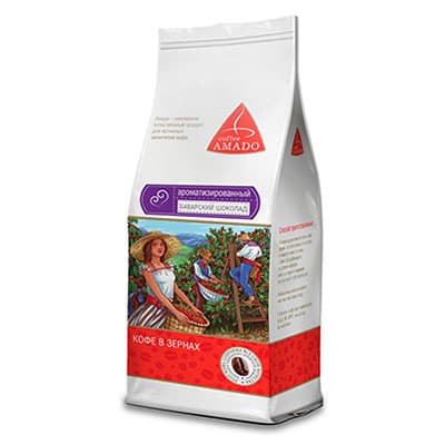 Кофе Amado Баварский шоколад зерно в/у 200 гр