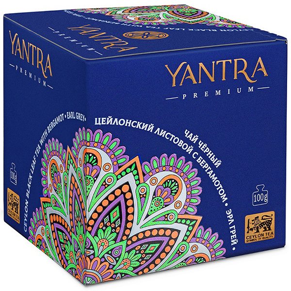 Чай черный Yantra Премиум Эрл Грей 100 гр