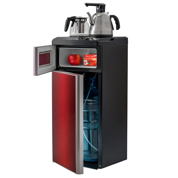 Кулер с чайным столиком Тиабар Vatten L50REAT красный (шкафчик 5 литров)