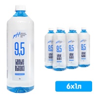 Вода Белые Облака 1 литр, без газа, пэт, 6 шт. в уп.