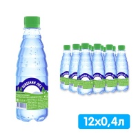 Вода Шишкин лес 0.4 литра, газ, пэт, 12 шт. в уп.