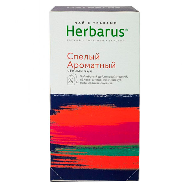 Чай черный Herbarus спелый ароматный 24 пак