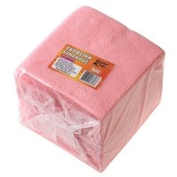 Салфетки розовые Домашний Сундук 24x24 см 100 шт