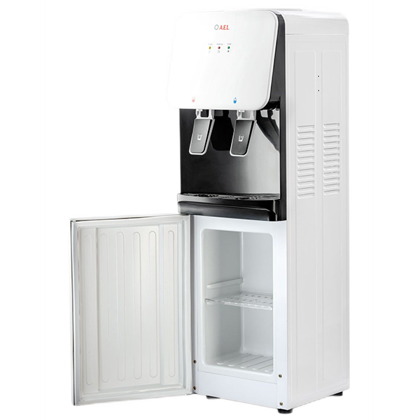 Кулер AEL LK-AEL-85C белый/черный (шкафчик 7 литров)