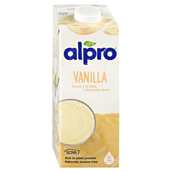 Напиток Alpro соевый ванильный 1,8% 1 литр