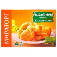 Наггетсы куриные Мираторг Классические 300 гр
