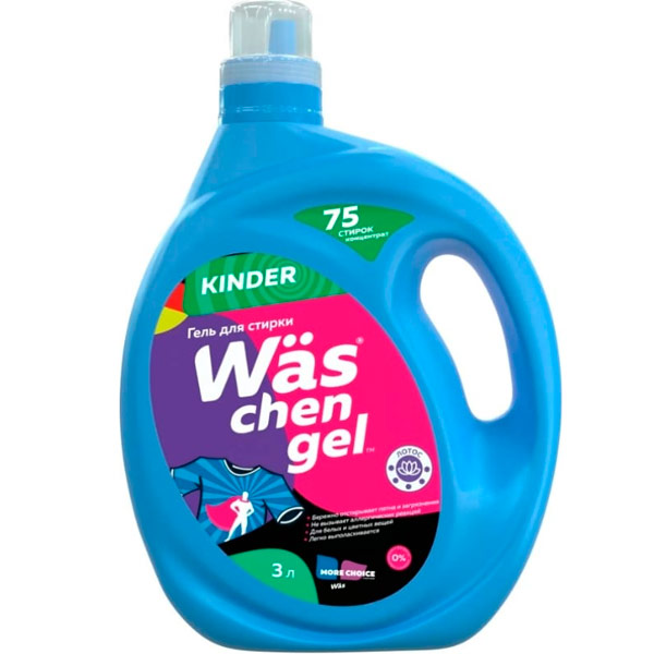 Гель для стирки More Choice W?s chen gel Kinder для детского белья 3 литра
