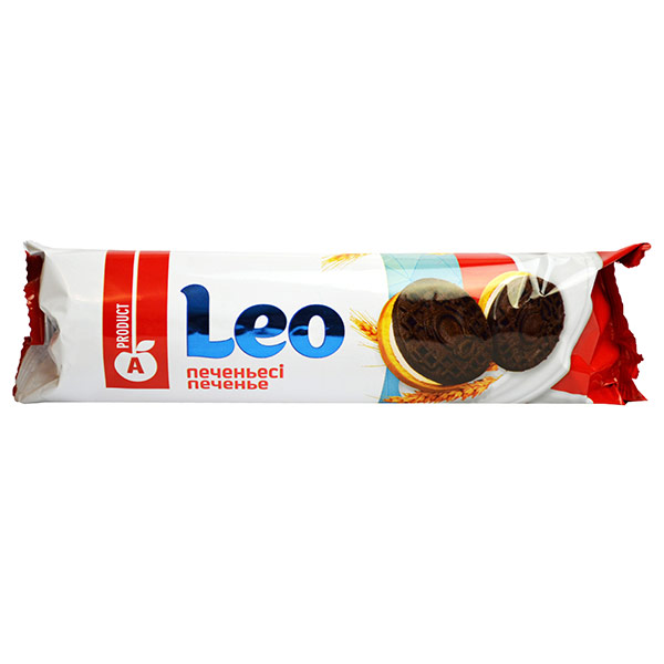 Печенье A-Produkt Лео с молочным кремом 125 гр - фото 1